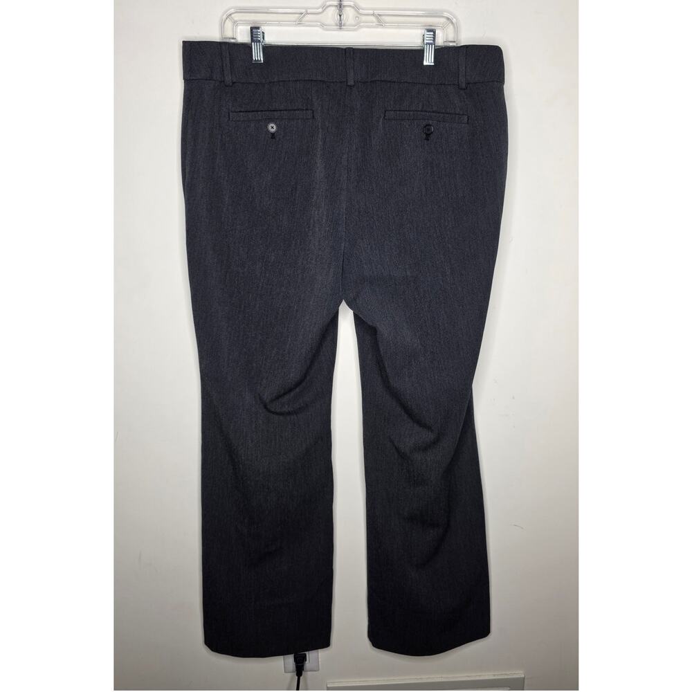 Ann Taylor Loft dark grey trouser pants - 14 - career office - Picture 3 of 7